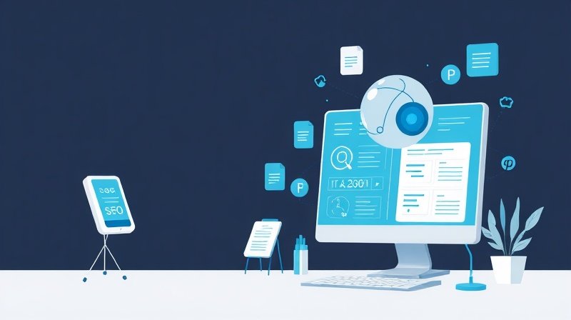 AI SEO platform illustration: pros & cons of AI SEO tools.